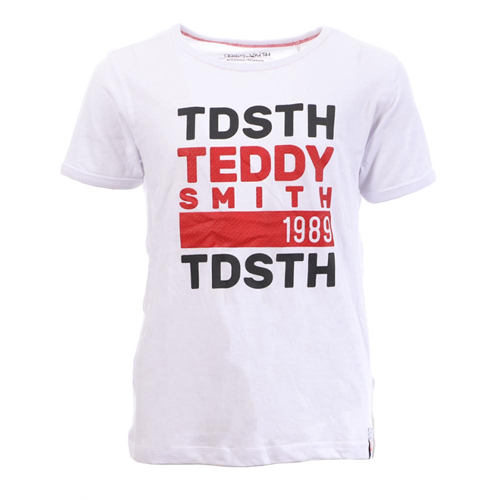 Teddy Smith T-shirt Blanc Garçon Teddy Smith Dustin