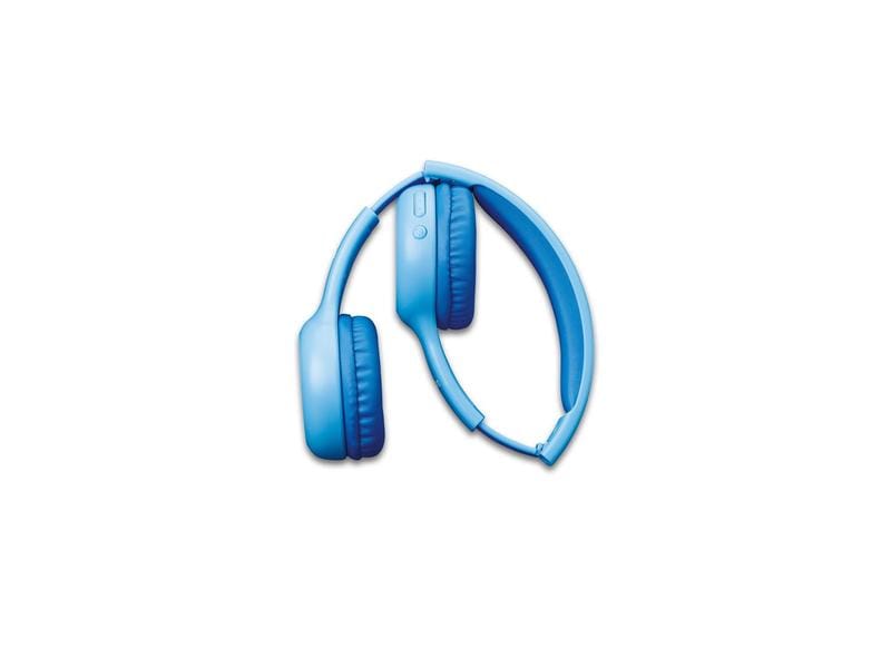 Lenco Wireless On-Ear-Kopfhörer HPB-110 Blau Faltbarer Kinderkopfhörer mit Bluetooth und Dezibel Beschränkung