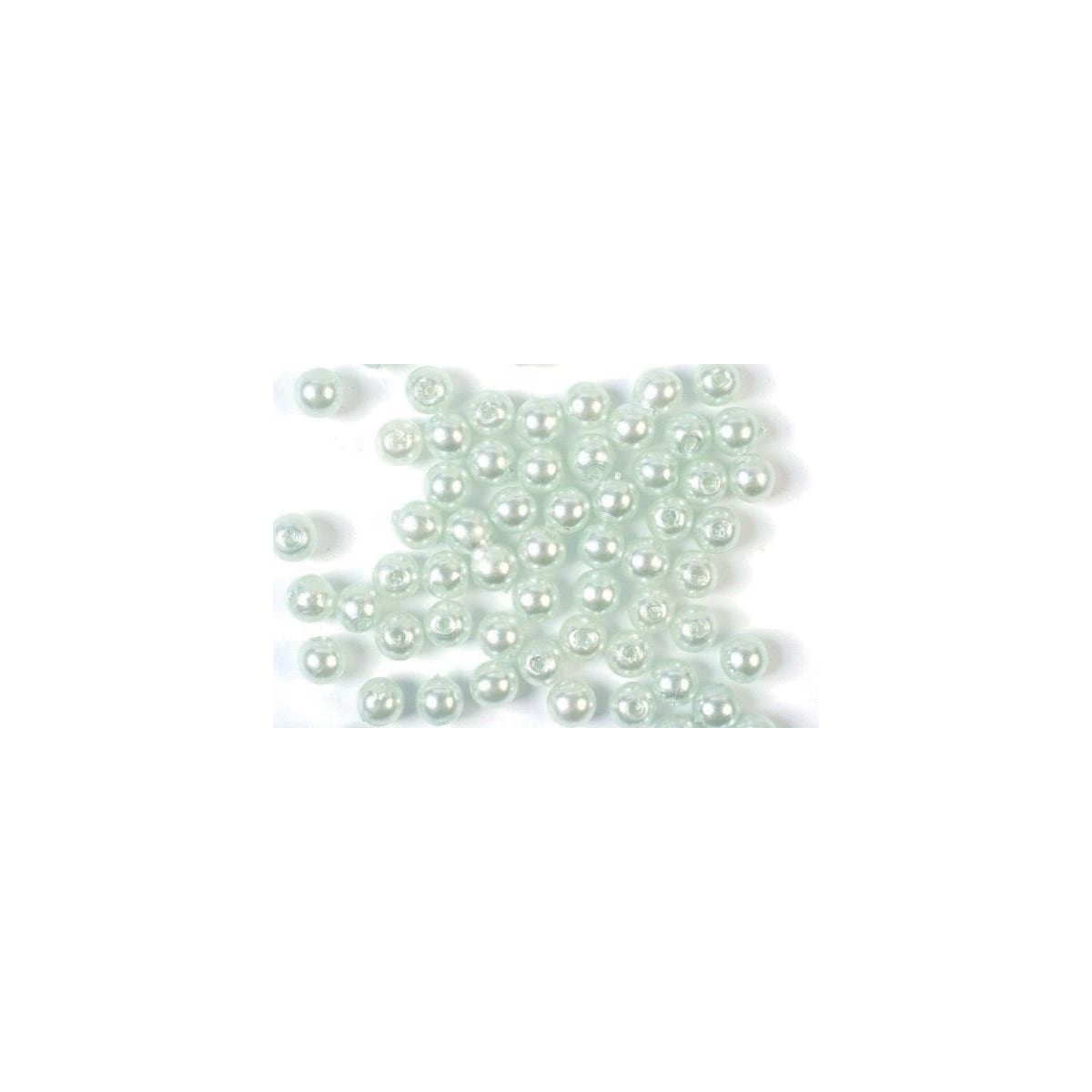 Plastpärlor 4mm 500g, Ljusgrön