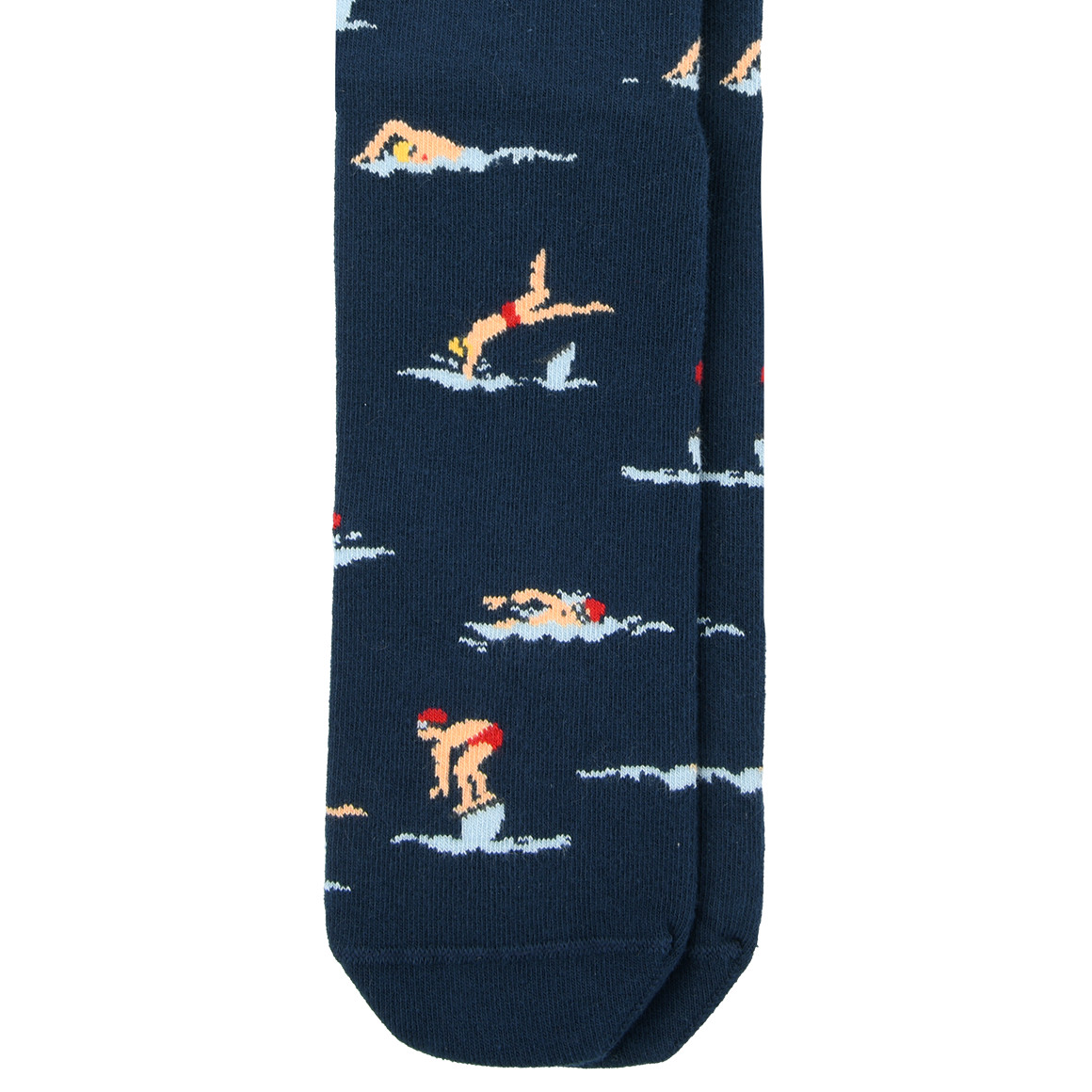 VanVaan 1 Paar Herren Socken mit Schwimmern allover dunkelblau