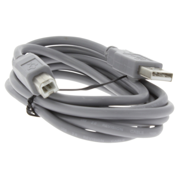 Q-Link USB kabel 2.0 printer/scanner 2 meter grijs