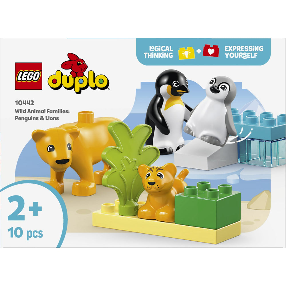 Køb LEGO® DUPLO Town - Vilde Dyrefamilier: Pingviner Og Løver 10442