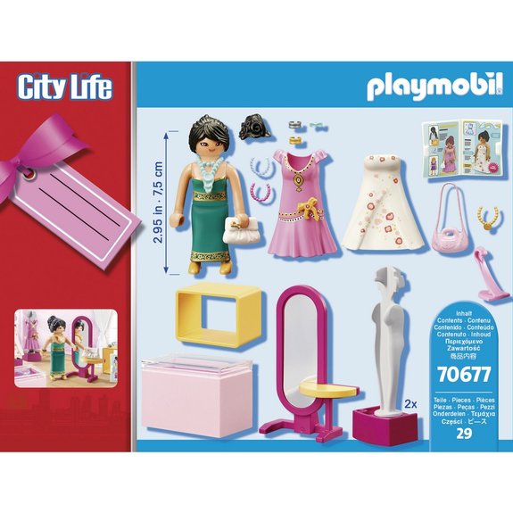 Set cadeau boutique de mode - Playmobil City Life 70677
