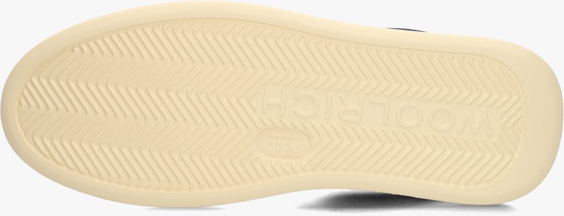 blauwe woolrich lage sneakers arrow man milled nabuk