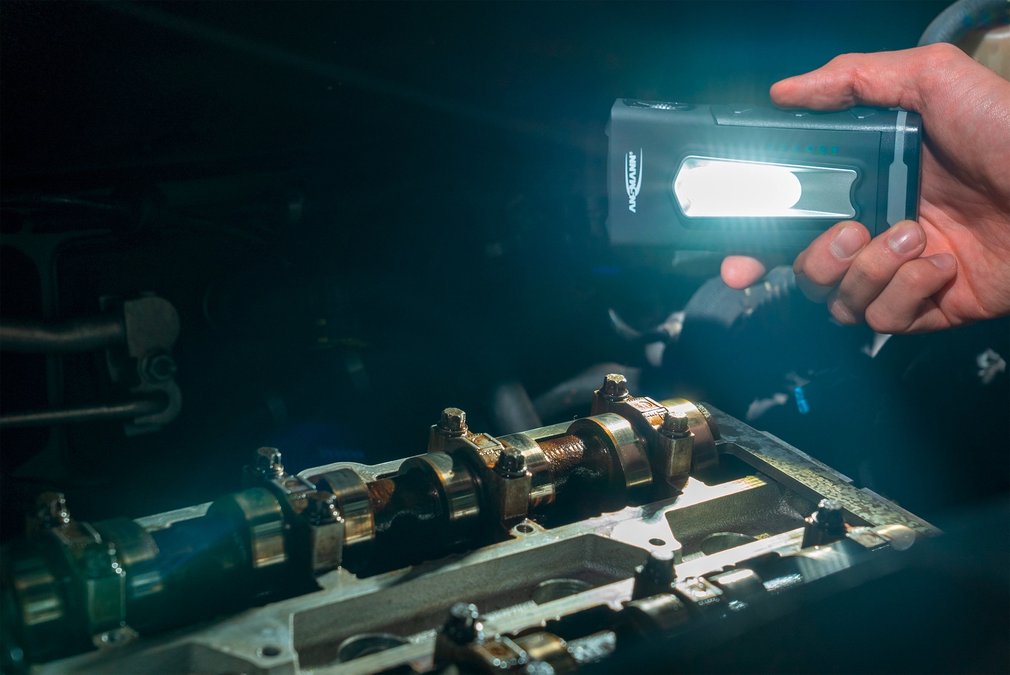 Ansmann Magnet LED Akku-Leuchte mit Dimmfunktion WL 500R