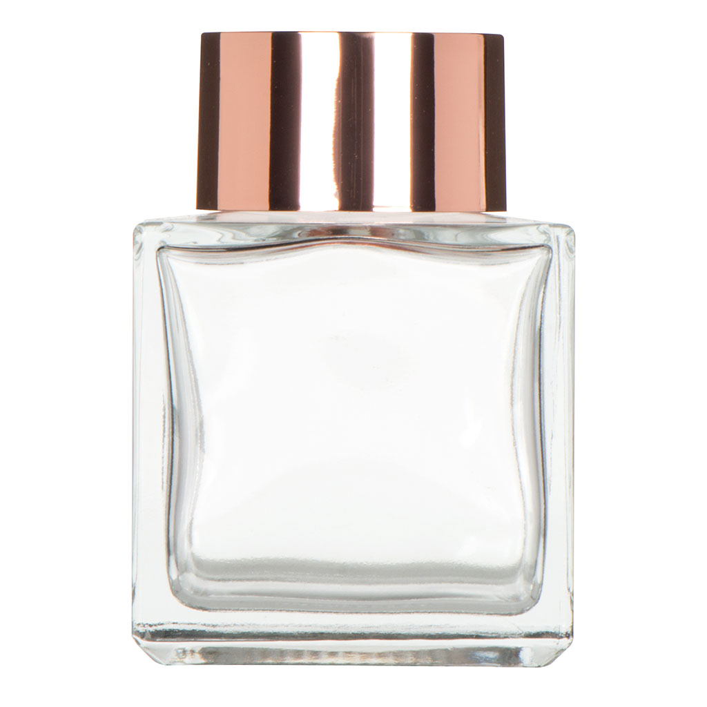Contenant vide verre col rose gold 200ml - GOA