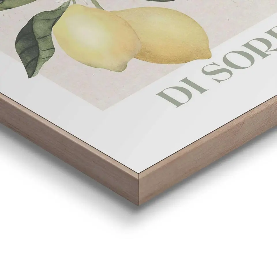 Set poster met lijst - Italiaanse sfeer
