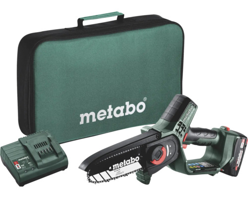Metabo MS 18LTX 15 accu takkenzaag/mini kettingzaag/houtzaag inclusief accu en lader