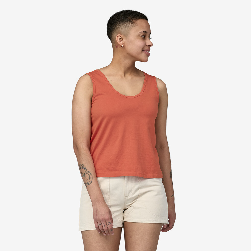Tanktop aus regenerativer, bio-zertifizierter Baumwolle für Damen