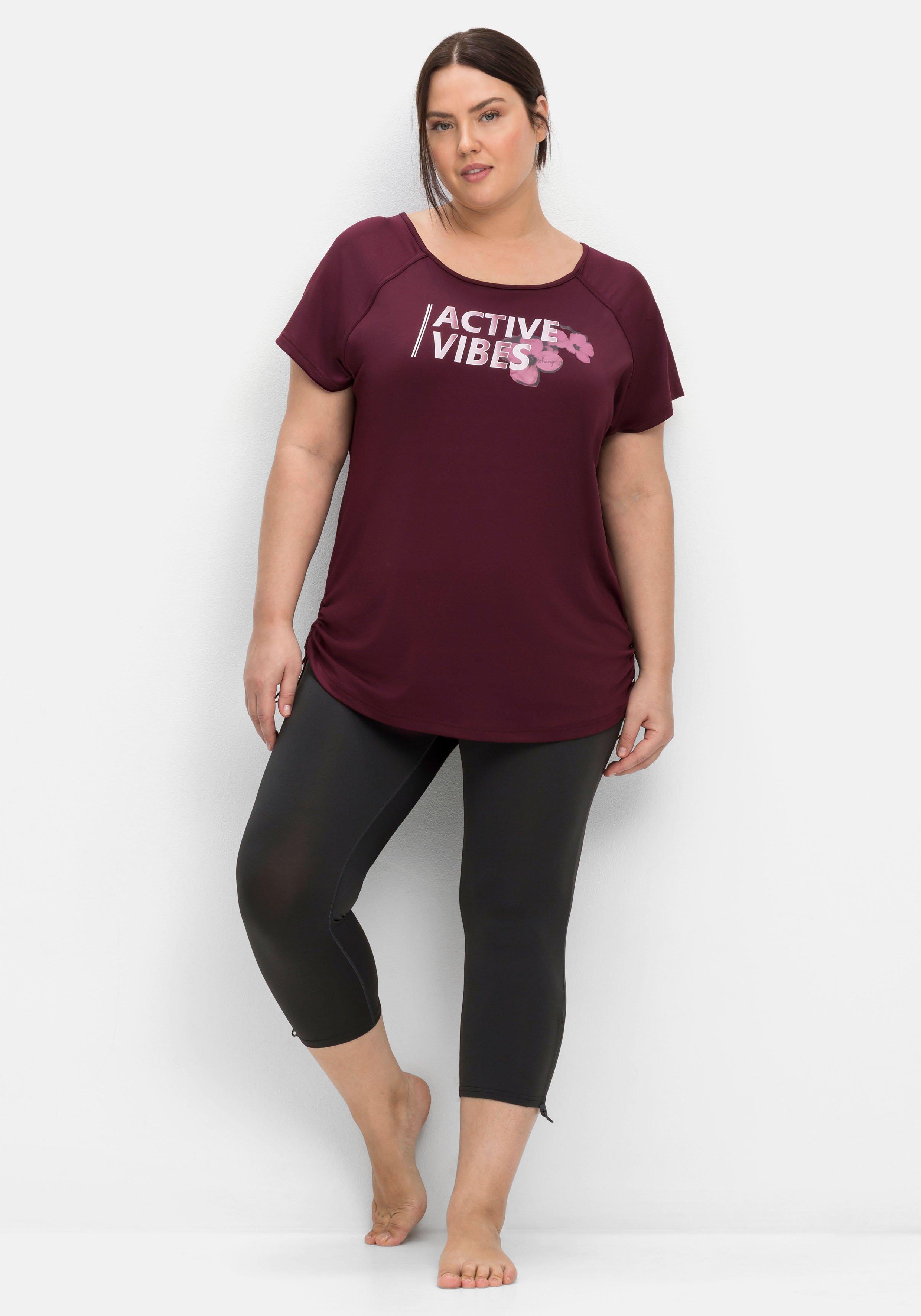 Sportleggings in 3/4-Länge, mit raffiniertem Bund