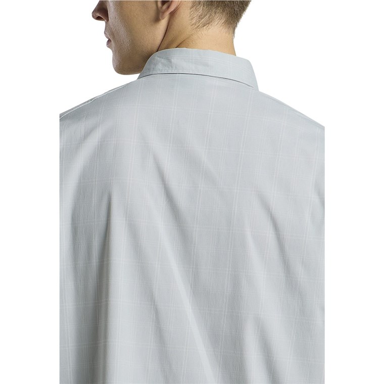 Jack Wolfskin Norbo SS Shirt M Cool Grey Check