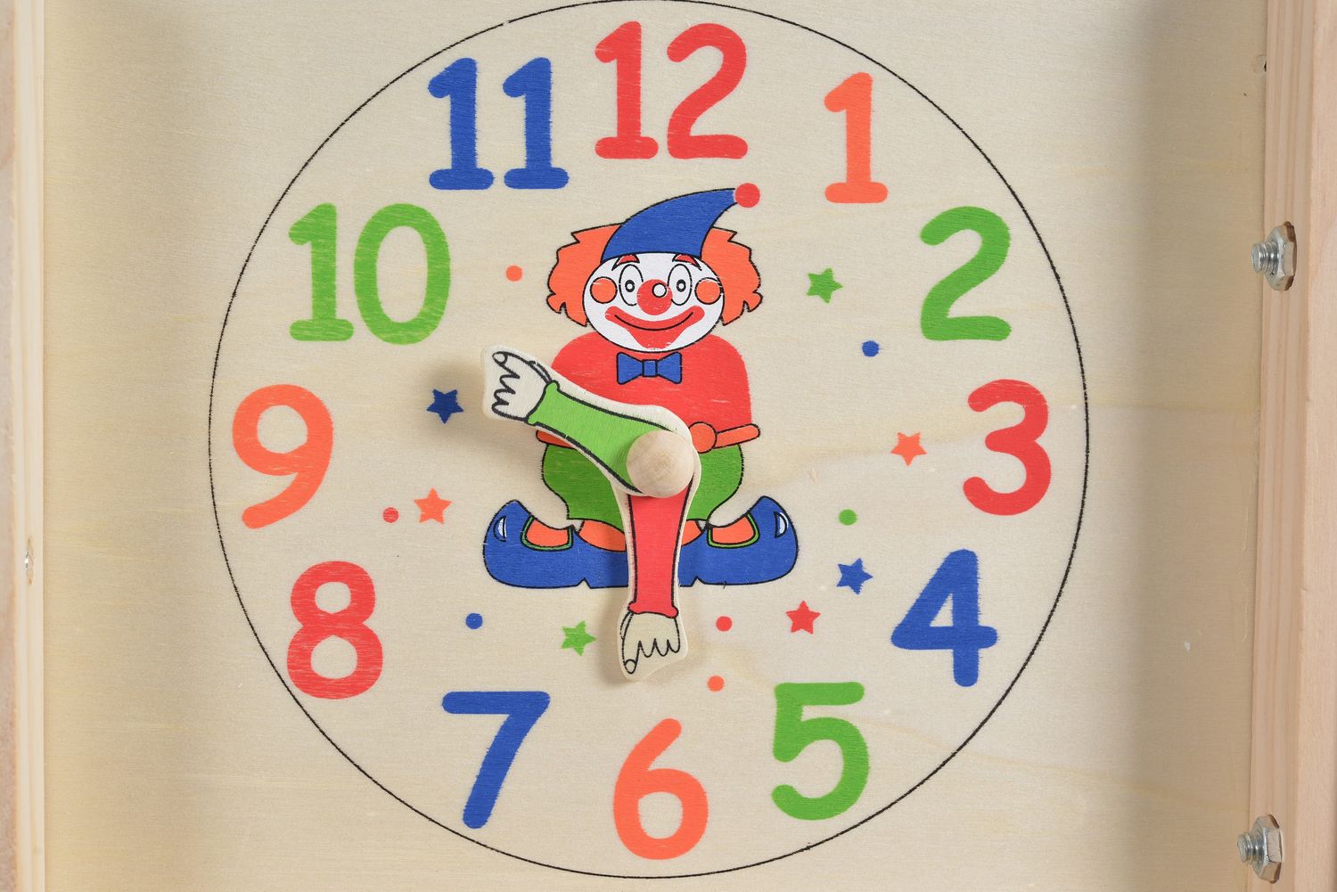 Moni Kindertafel 1751 Holz doppelseitig Kreide, Stiftmarker, Rechenschieber, Uhr schwarz