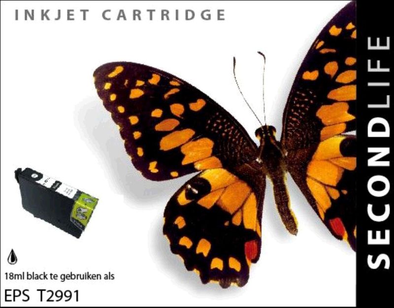 SecondLife - Inkt Cartridge - Zwart - Voor Epson T2991 (29 XL)