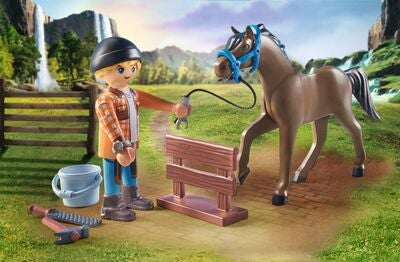 Playmobil 71357 Horses of Waterfall LEGO-sett - Farrier Ben and Achilles
