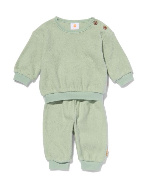 ensemble nouveau-né vert