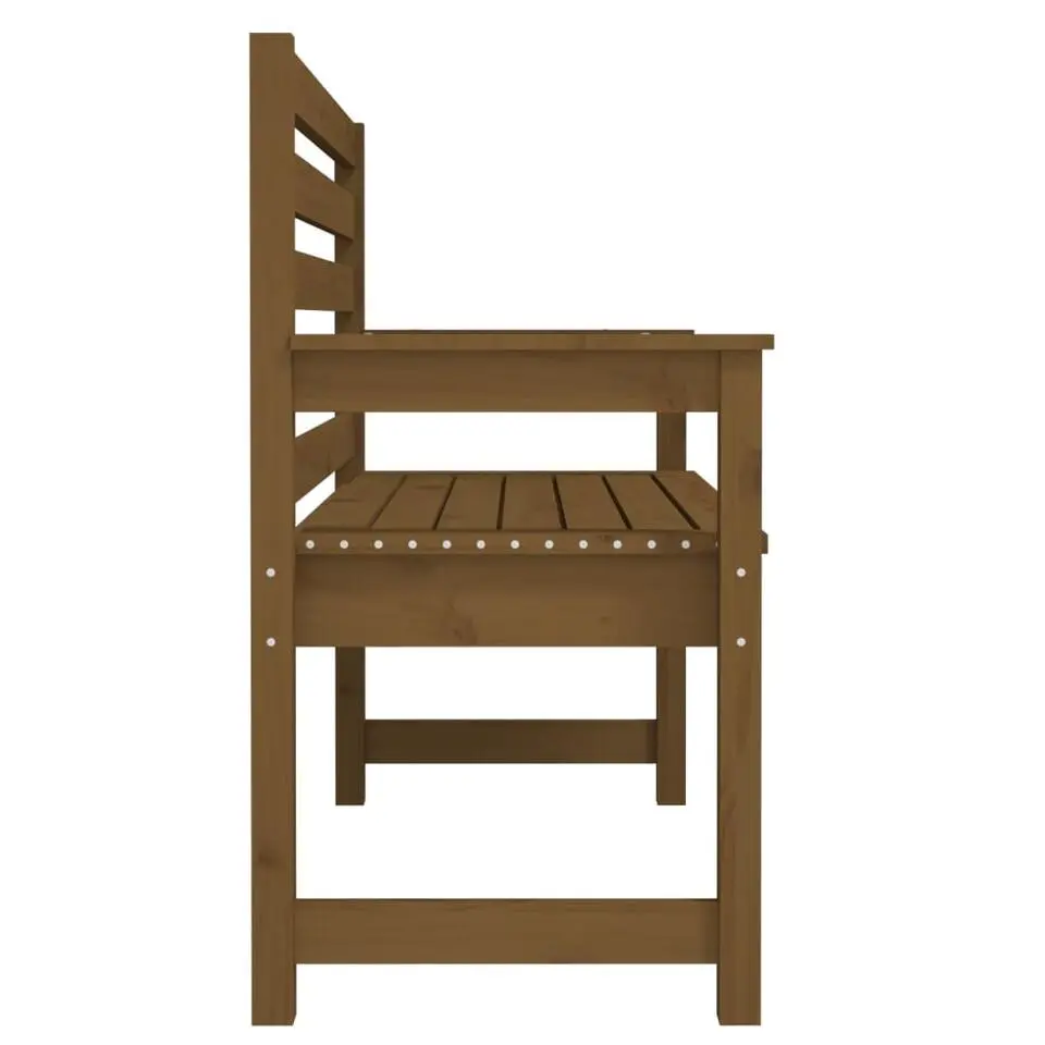 vidaXL - Tuinbank - Honingbruin - Grenenhout - 109 x 48 x 91.5 cm