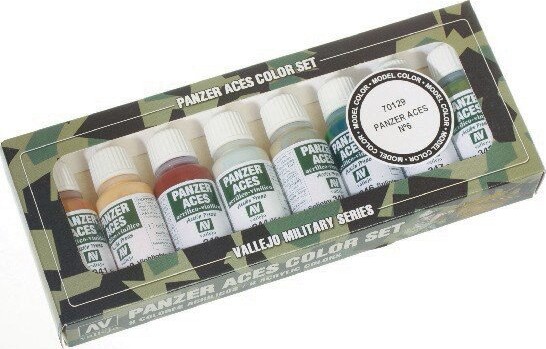 Vallejo - Model Color Maling Sæt - Panzer Aces No. 6 - 8X17 ML