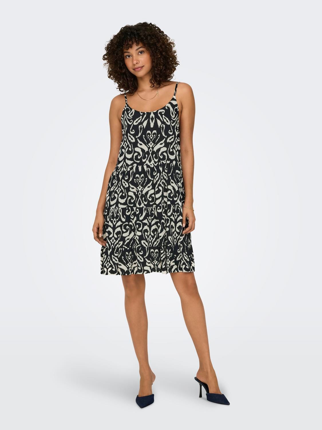 ONLMAJ Kurzes Kleid Black