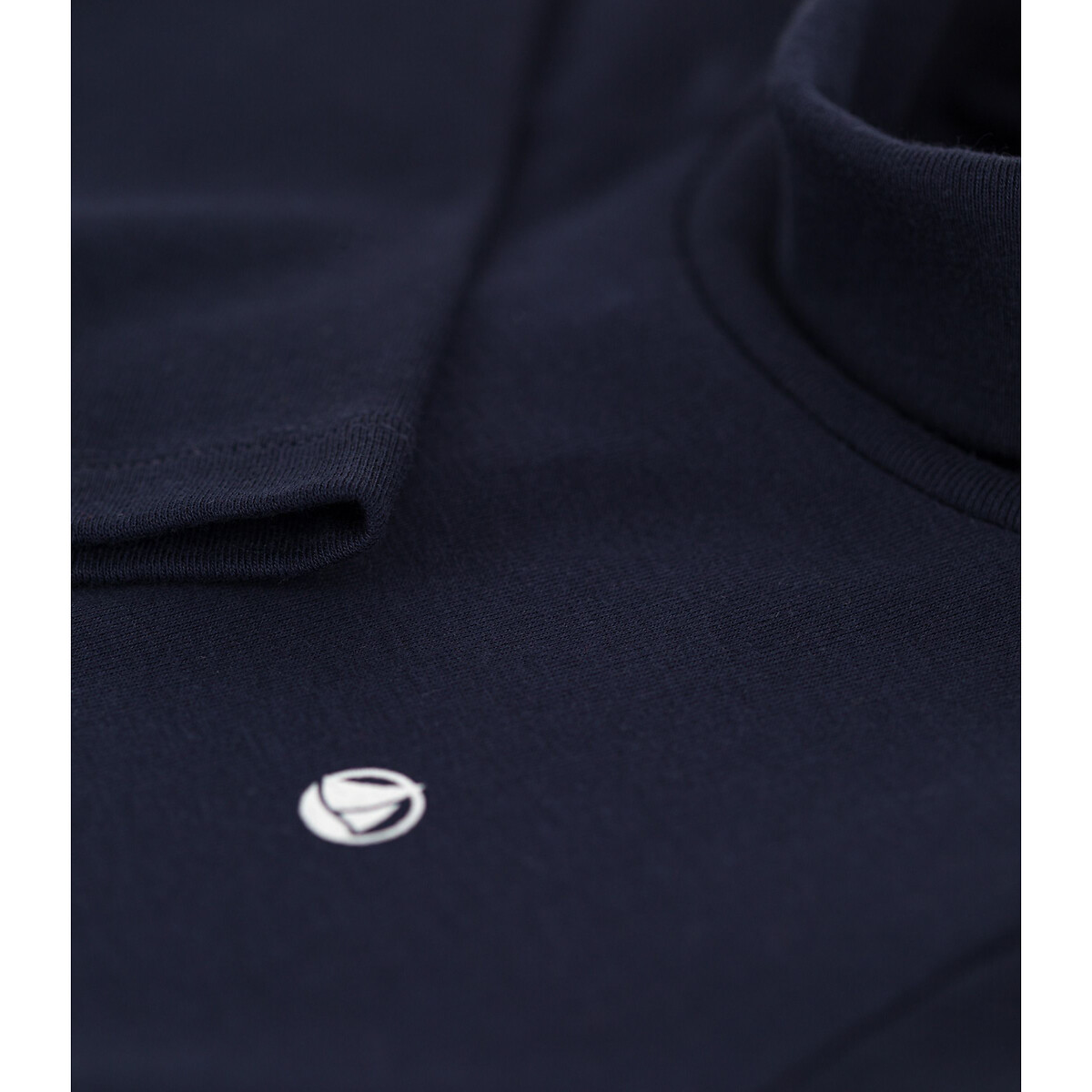PETIT BATEAU<br>Gola alta de mangas compridas