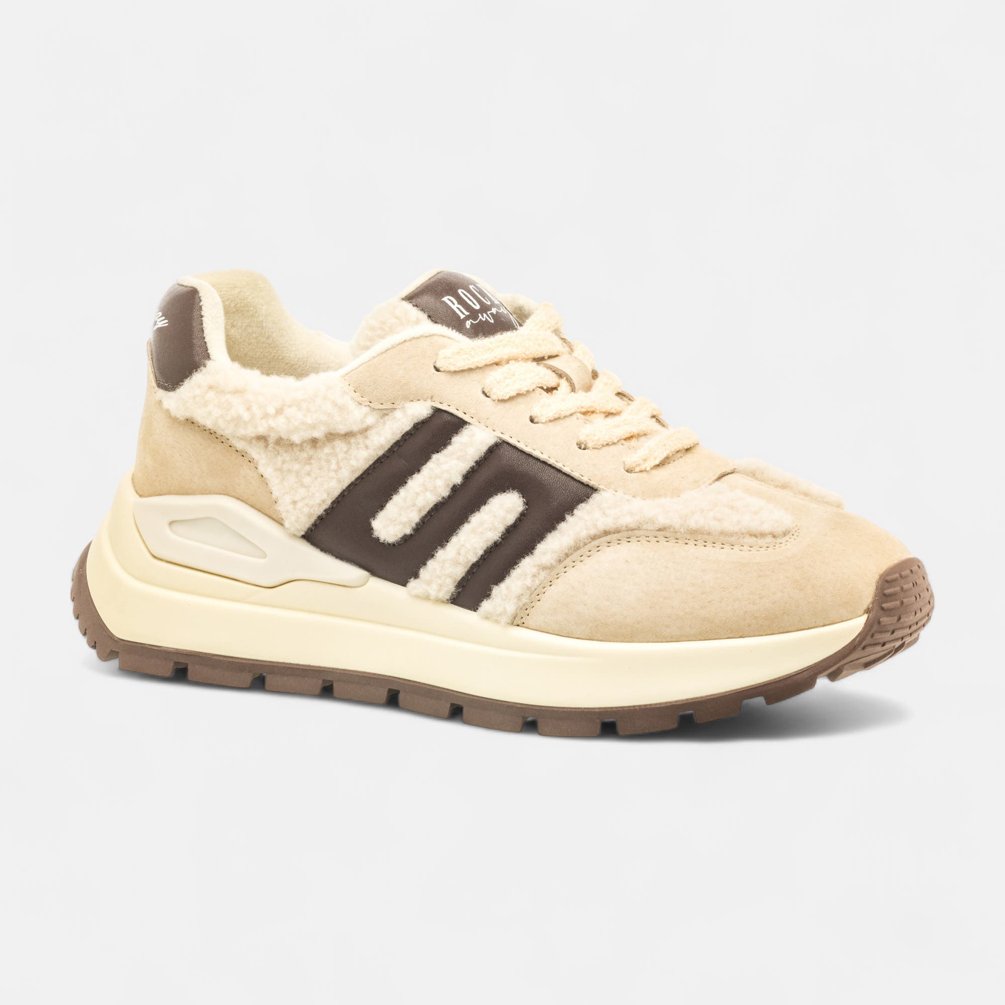 Baskets basses Femme beige
