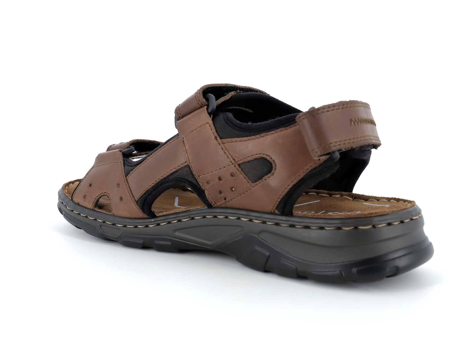 Tbs-JOHALIN Cuir Marron Foncé