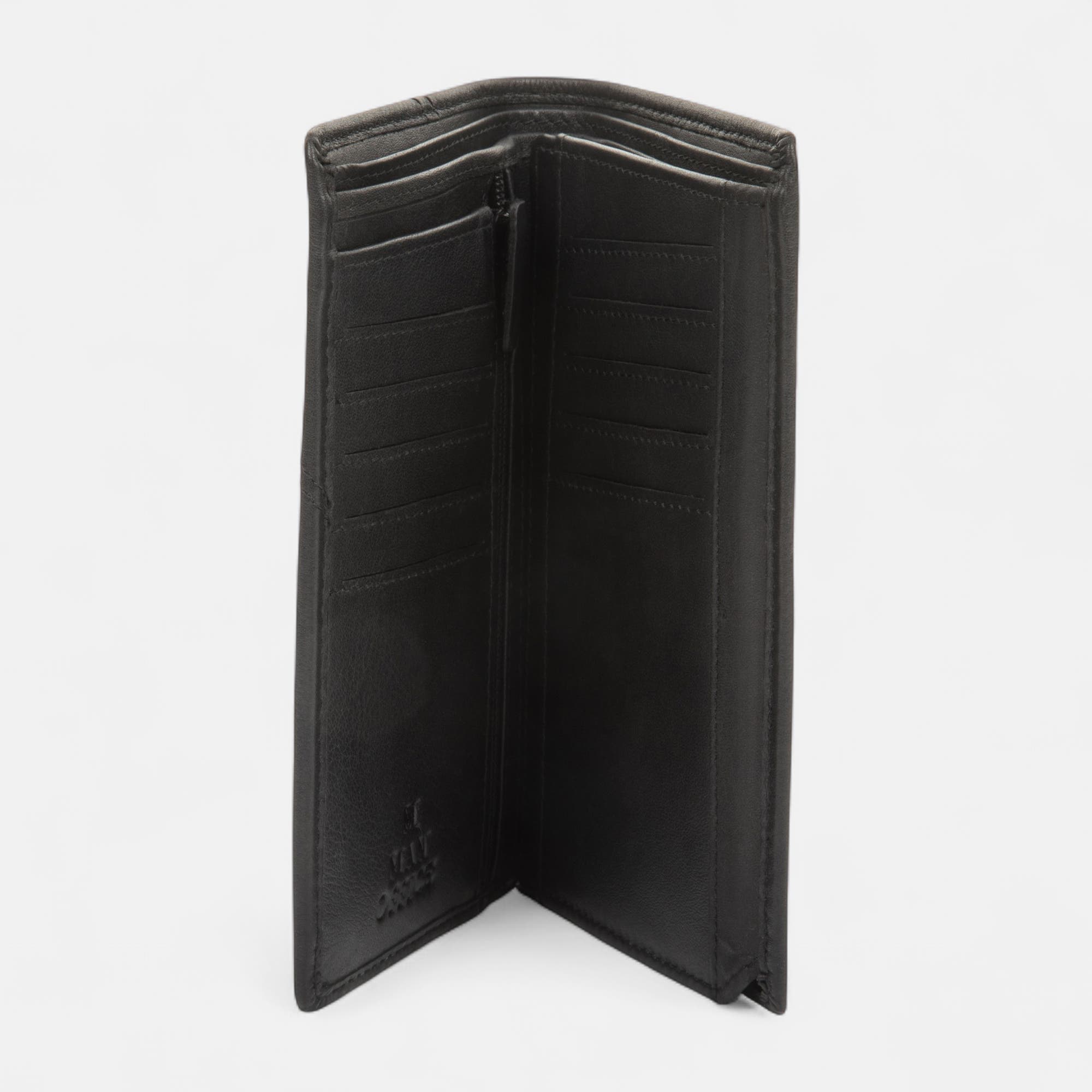 Petite maroquinerie en cuir noir