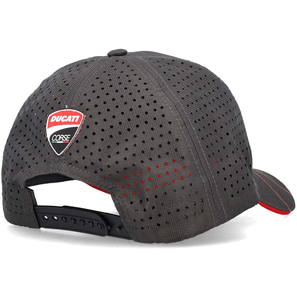 ducati racing - Casquette baseball Corse Technical Anthracite / Rouge