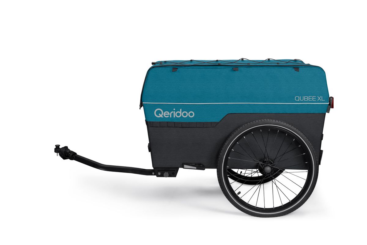 Qeridoo Fahrradanhänger Qubee XL Limited Edition Petrol