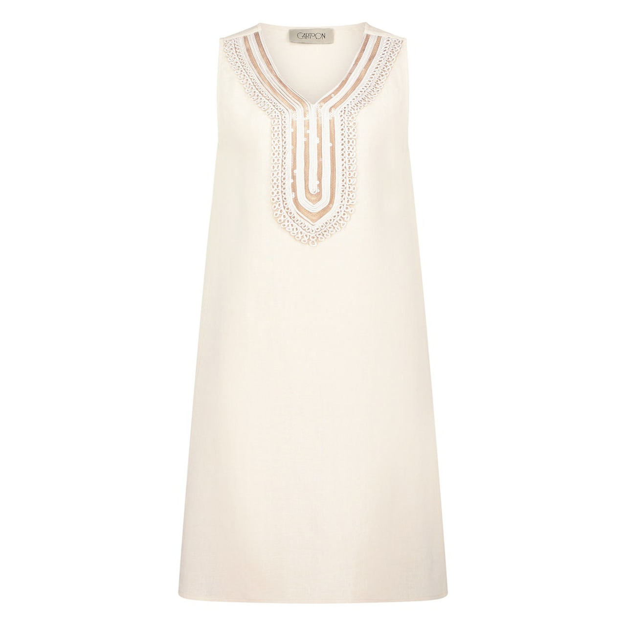 Cartoon Kleid Kurz ohne Arm