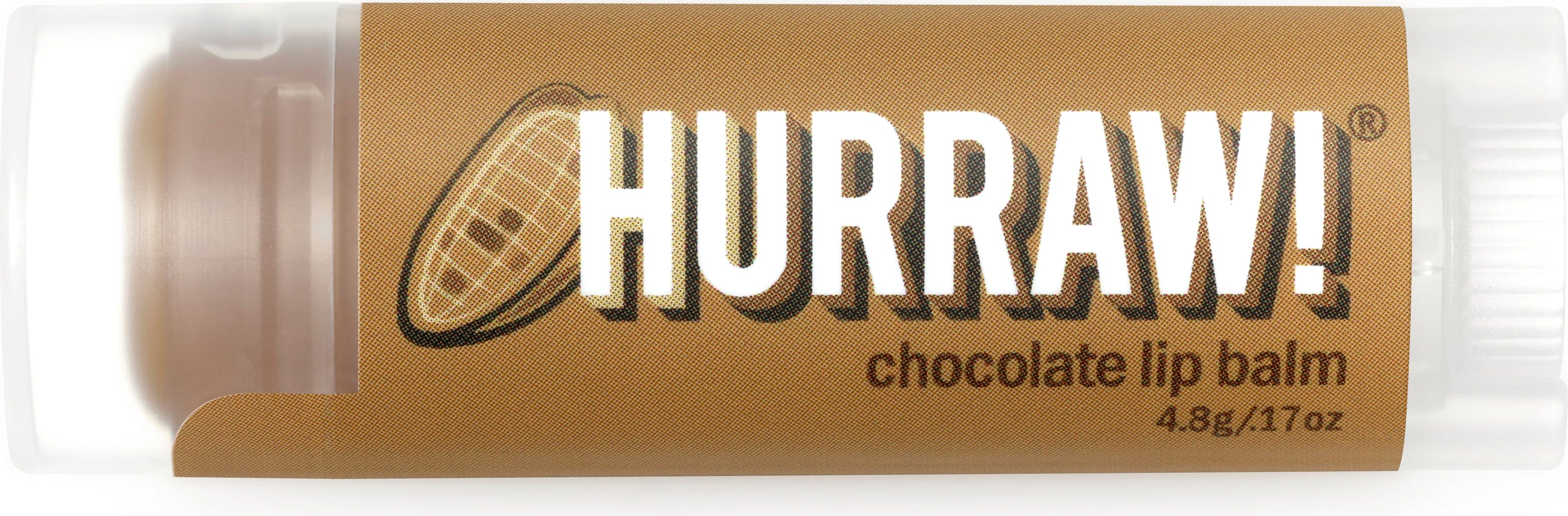 HURRAW!  Lippenpflegestift Chocolate, 4,80 g