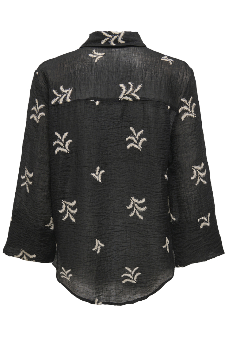 Jacqueline de Yong zwarte dames blouse