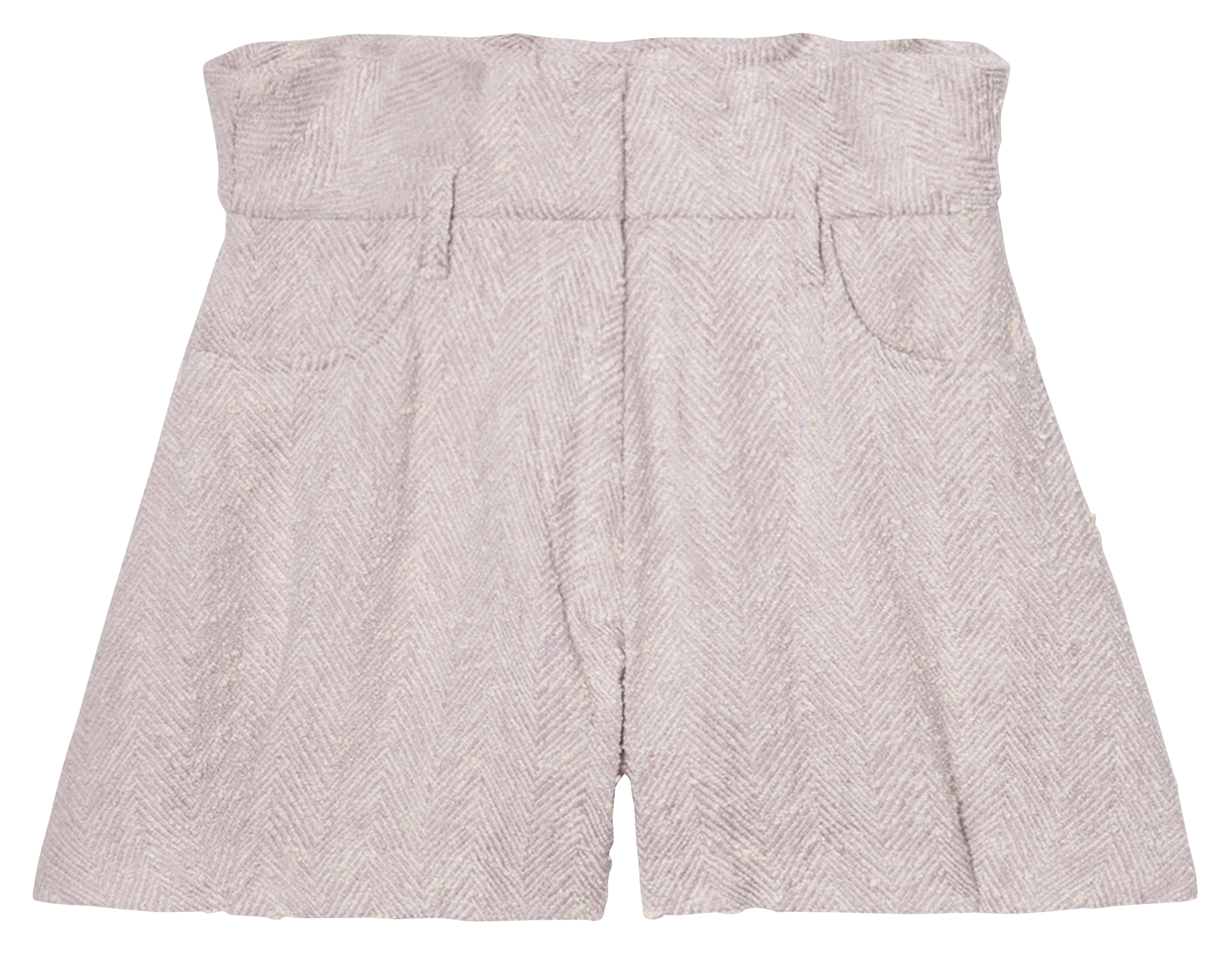 UAWI - Short taille haute en lin mélangé | Rose