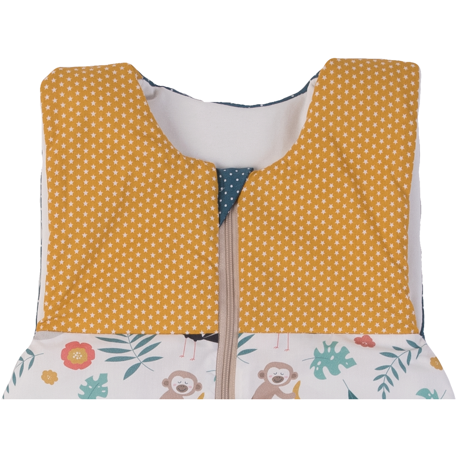 ULLENBOOM Sommer-Schlafsack mit Füßen Dschungel