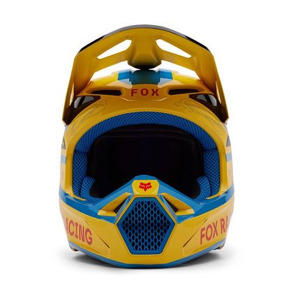 Casque cross Fox V1 RACE SPEC 2025 - Jaune