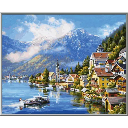 Schipper Malen nach Zahlen -Am Hallstätter See