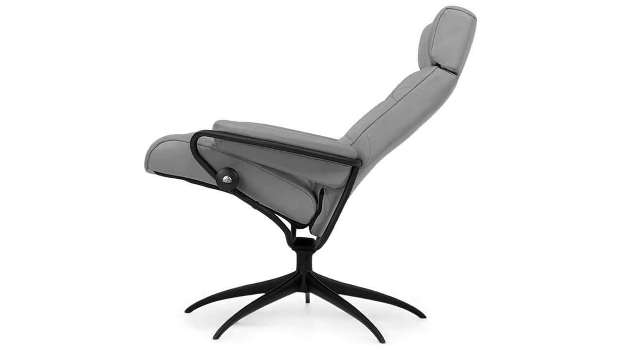 Relaxfauteuil  London LowBack met hoofdsteun  | StresslessB80 x D75 x H98 cm
