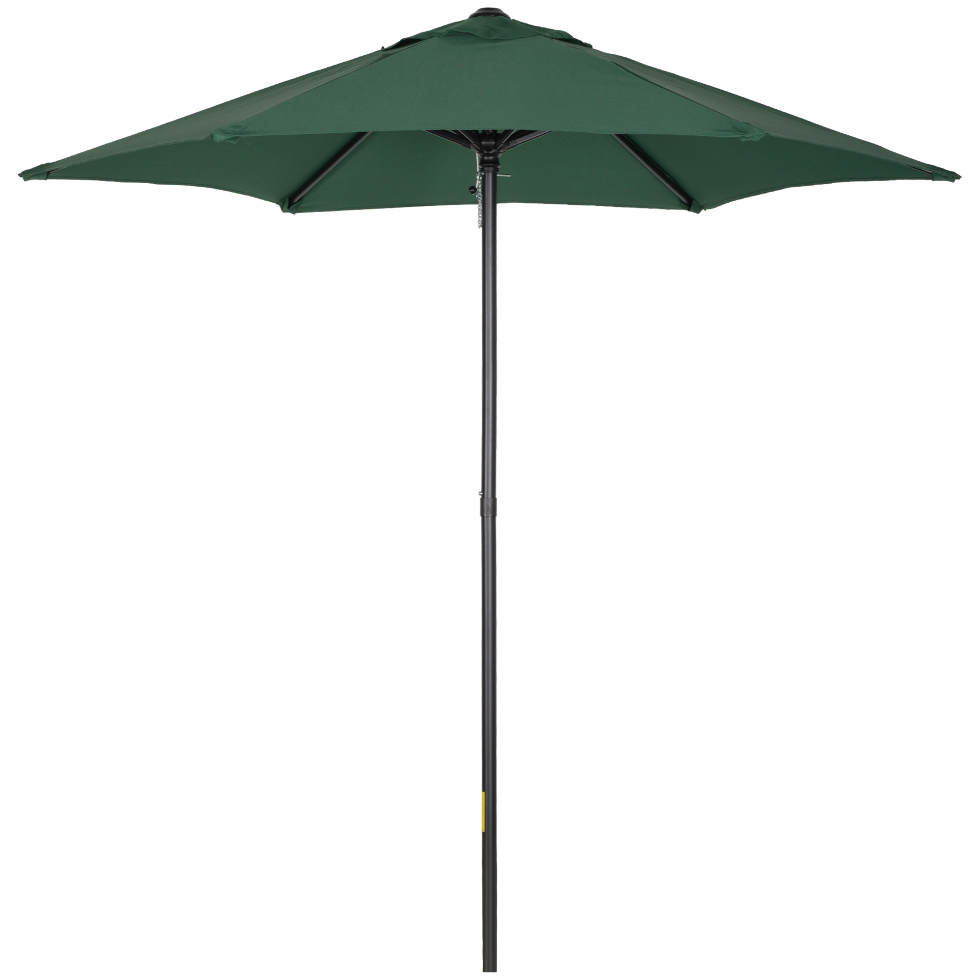 Guarda-sol de jardim verde Outsunny