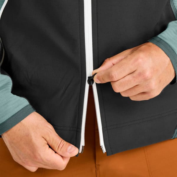 Veste polaire randonnée ORTOVOX FLEECE RIB HOODY ARCTIC GREY