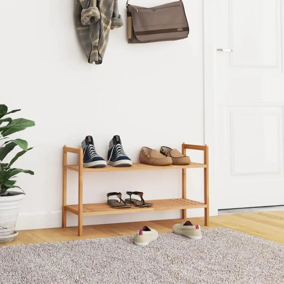 vidaXL - Schoenenrek - Bruin - Hout