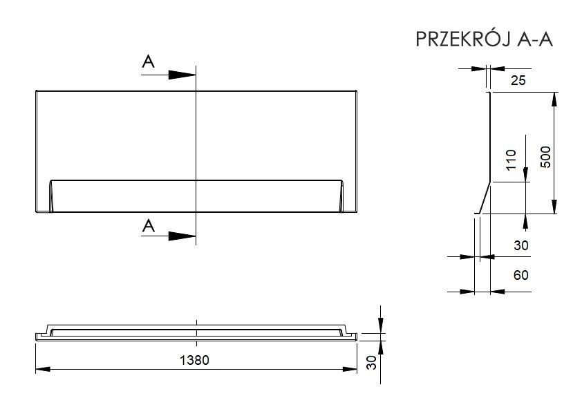Plazan Modern Slim ligbad met paneel acryl 140x70cm wit glans