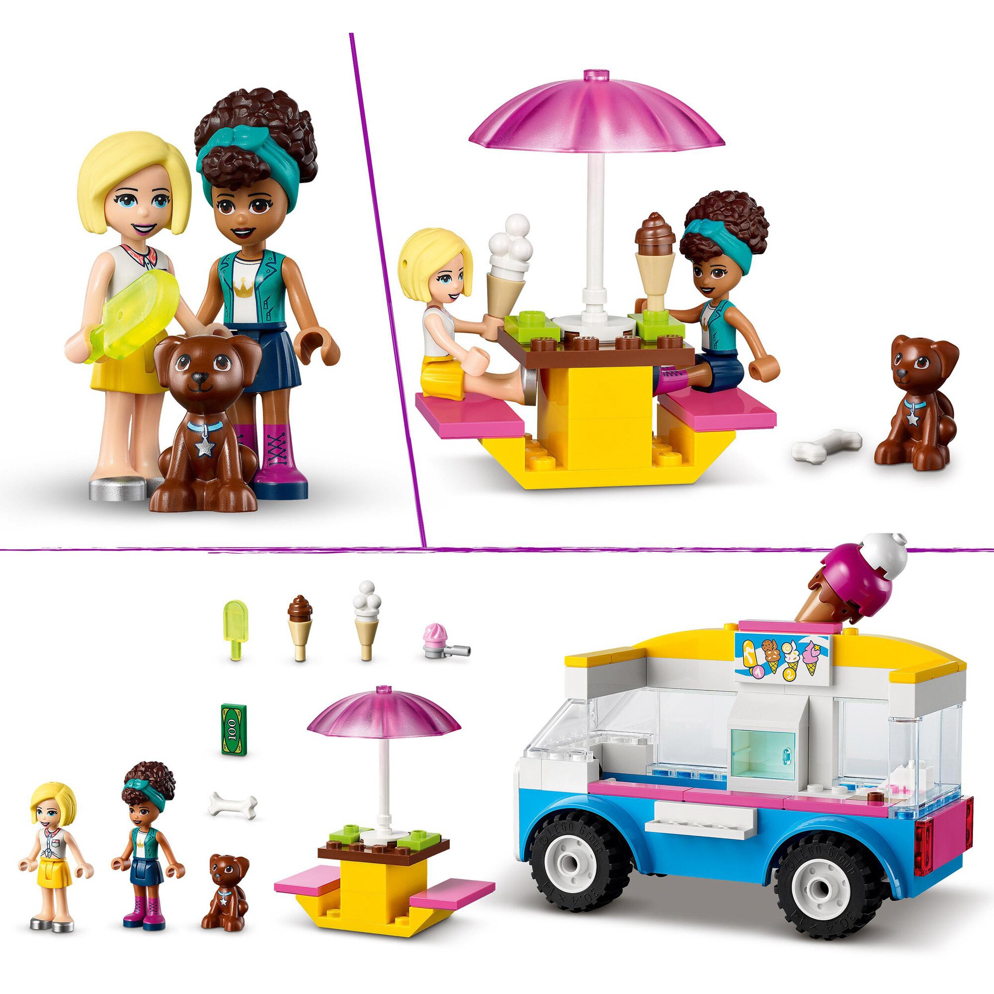 LEGO Konstruktionsspielzeug Friends Eiswagen