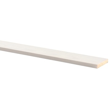 Lat geschaafd grenen wit gegrond 7x44 mm 270 cm