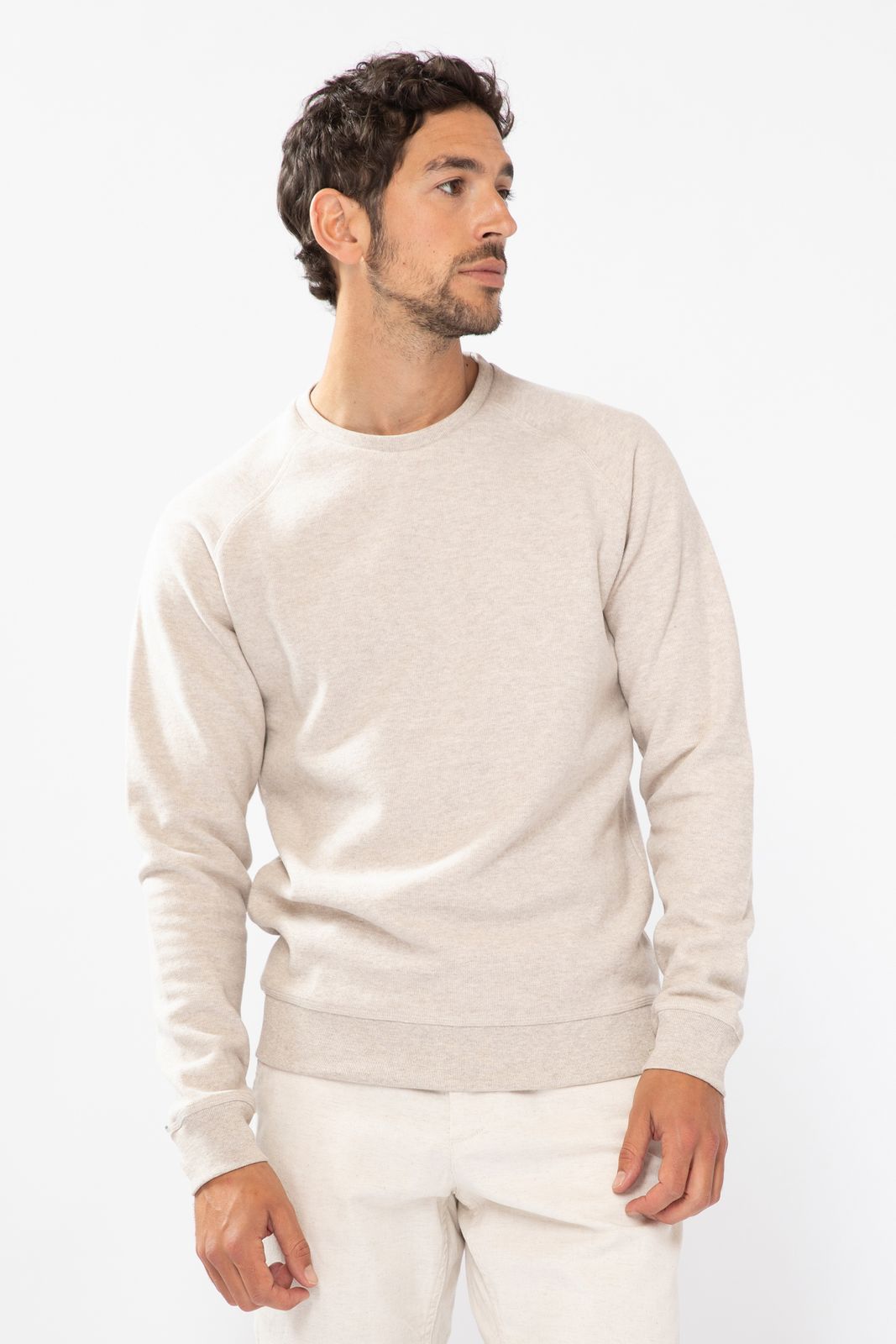 Raglan light sweater wit