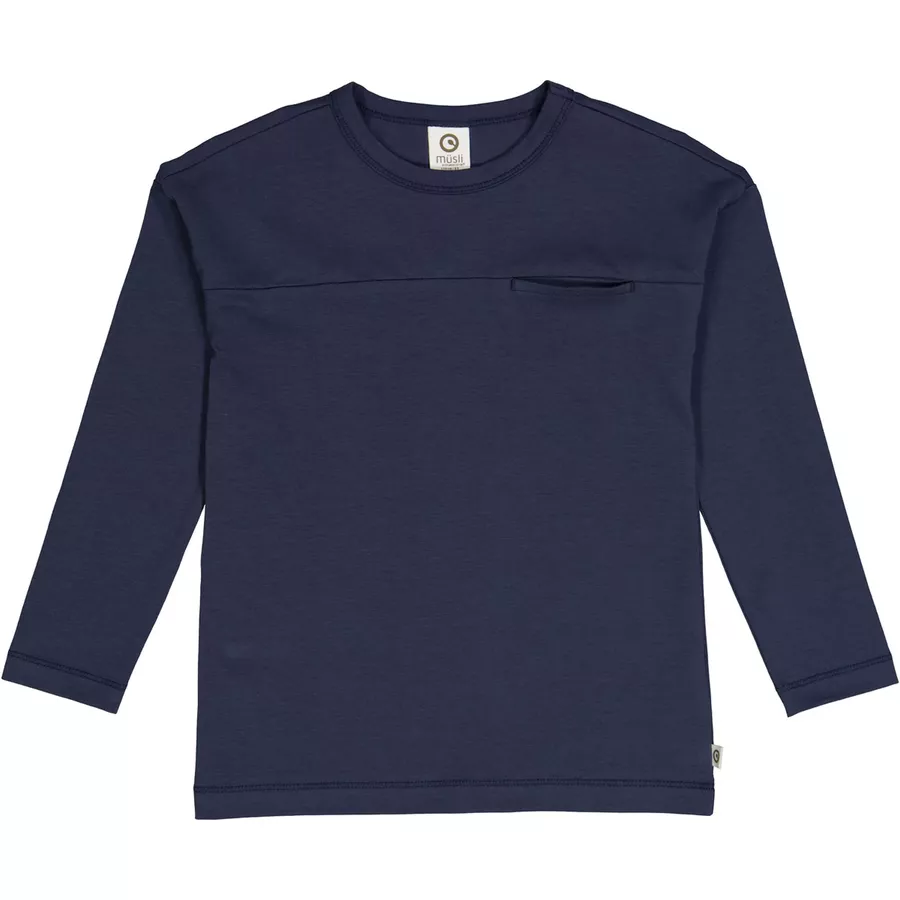 Müsli Langarmshirt blue