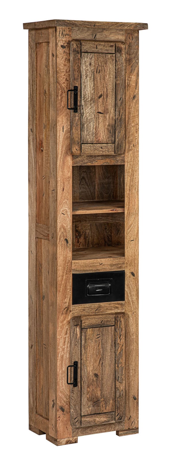 Hochschrank DICKENSON 45 x 185 cm Mango massiv