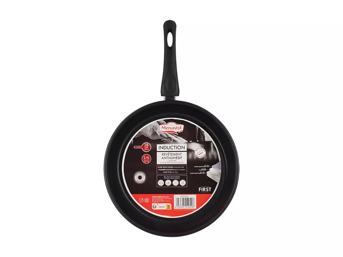 Menastyl - Poele First 28cm En Acier Inoxydable
