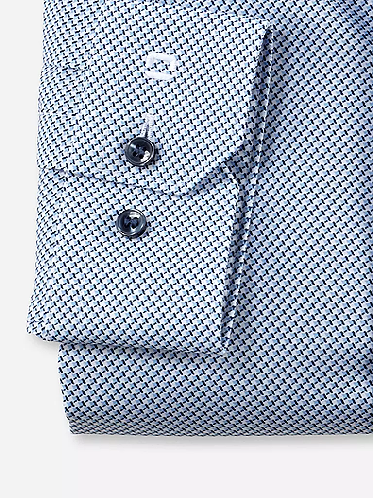 OLYMP NO.6 Hemd Super Slim Fit blau