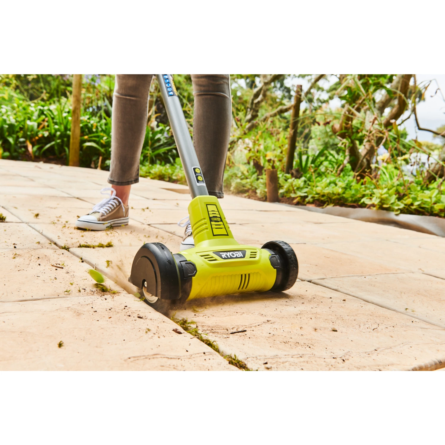 Ryobi RY18PCA-120 One  18V Li-Ion accu onkruidborstel set (1x 2.0Ah) - 5133004728