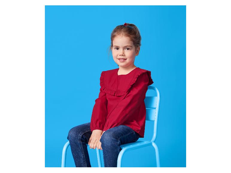 Kinder shirt met sierkraag