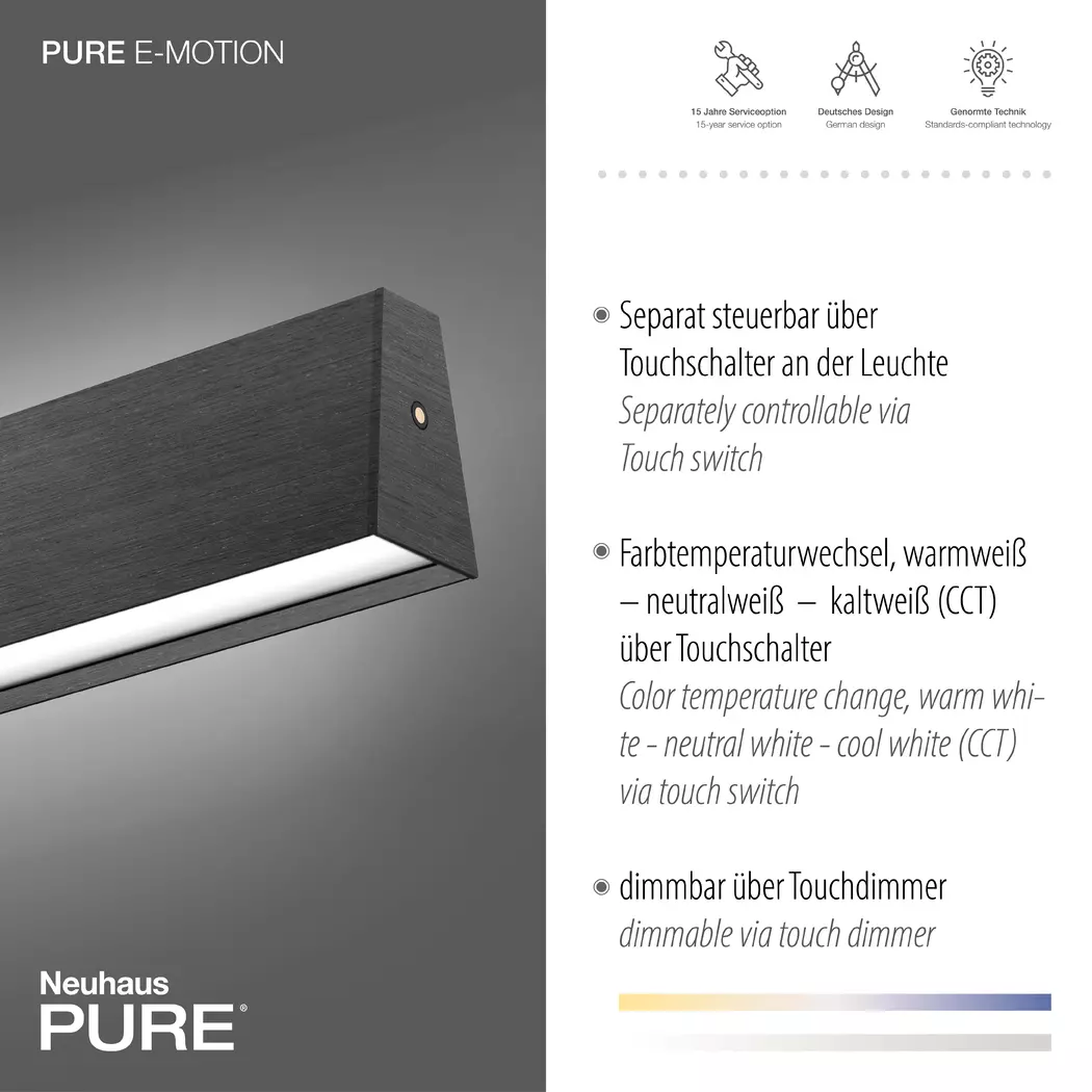 LED-Pendelleuchte Pure-Motion